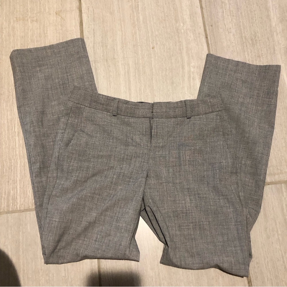 Banana Republic Logan grey Dress Pants Size 00p 27.5 inseam loft ann taylor